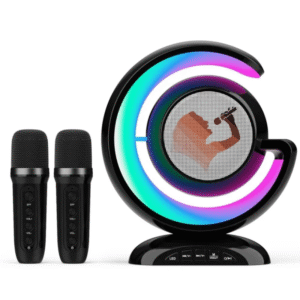 parlante karaoke rgb bluetooth con micrófono inalámbrico 🎤 (copia)