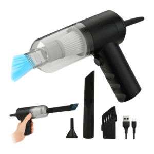 mini aspiradora inalámbrica usb con soplador – para auto, hogar y oficina 💨
