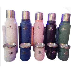 termolar 3 l stanley – acero inoxidable + vaso térmico y bombilla 🧊🧉 (copia)