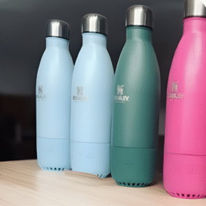 botella parlante stanley – acero inoxidable con parlante bluetooth y usb 🔊💧