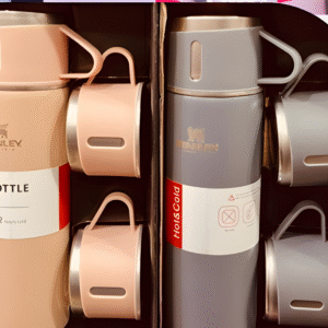 termo stanley con 3 tazas – set completo acero inoxidable premium ☕✨