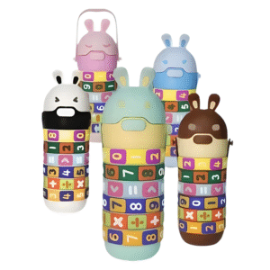 botella matemática infantil 700ml – acero inoxidable 🧮🐰