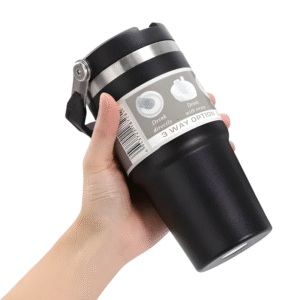 vaso térmico triple capa 890ml – acero inoxidable premium 🖤