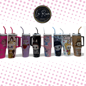 vaso térmico quencher la bubu – acero inoxidable estampado 🧸✨