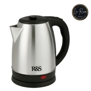 pava eléctrica r&s inox 2l – corte mate y hervidor ⚡