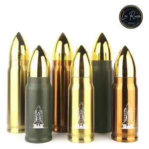 botella térmica proyectil 🚀 – acero inoxidable 700 ml / 1 l