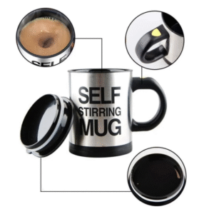taza mezcladora automática – self stirring mug 💫