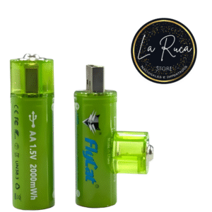 pilas recargables con usb – ecológicas y reutilizables 🔋⚡
